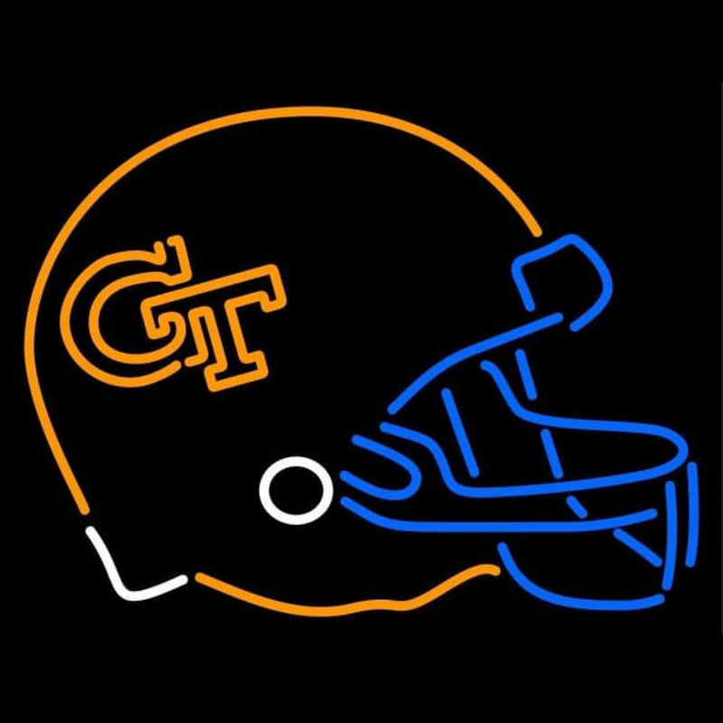 Custom Georgia Tech Yellow Jackets Helmet 1978 Pres Logo NCAA Neon Sign Neon Sign USA