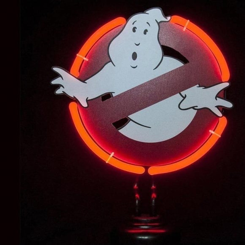 Custom Ghostbusters Desktop Neon Sign