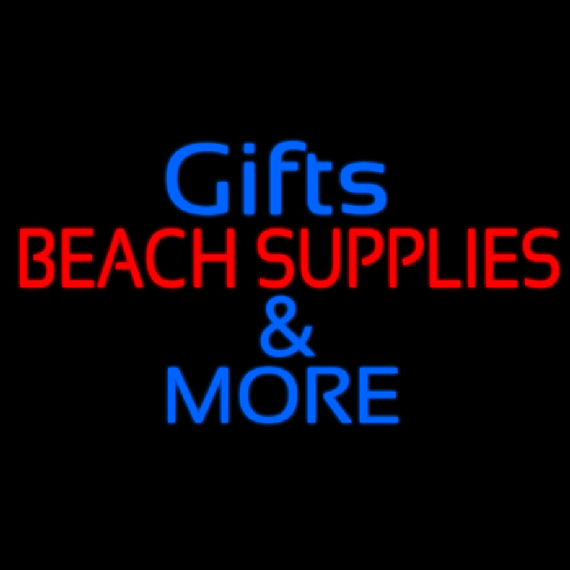 Custom Gifts Blue Beach Supplies Neon Sign USA