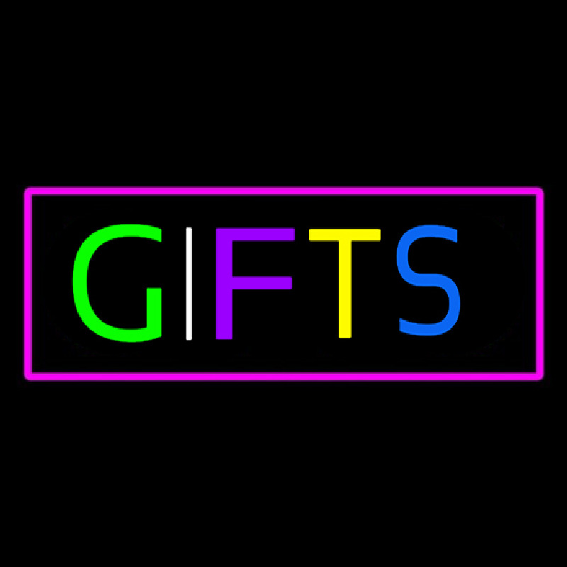Custom Gifts Rectangle Pink Neon Sign USA