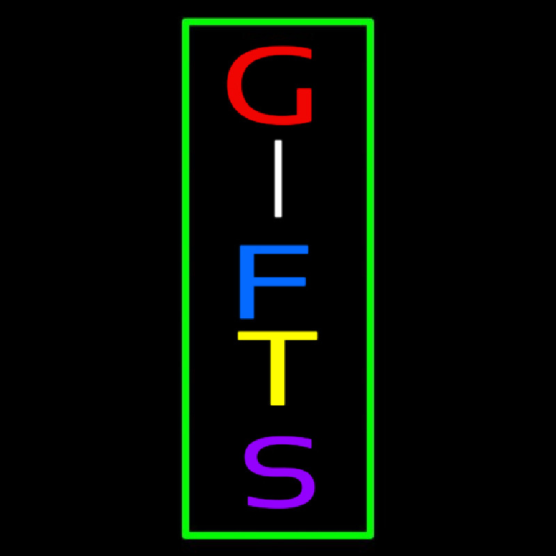 Custom Gifts Vertical Neon Sign USA