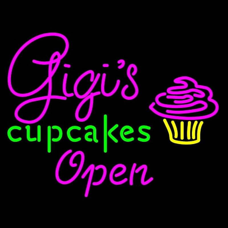 Custom Gigi  Cup Cakes Neon Sign USA