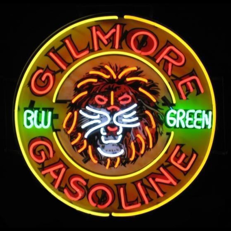 Custom Gilmore Gasoline Neon Sign USA