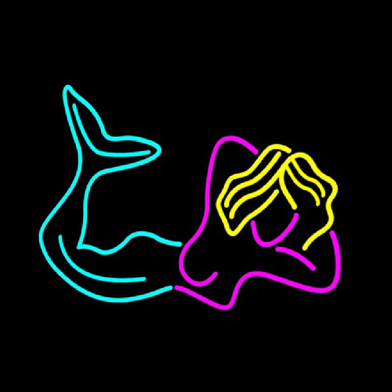 Custom Girl Fish Neon Sign USA
