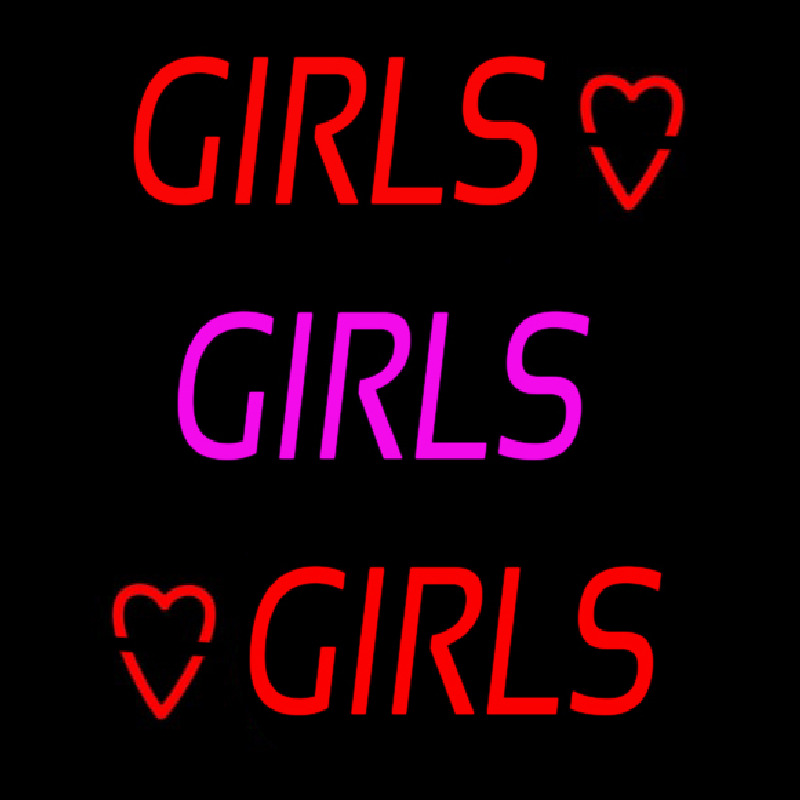 Custom Girls Neon Sign USA