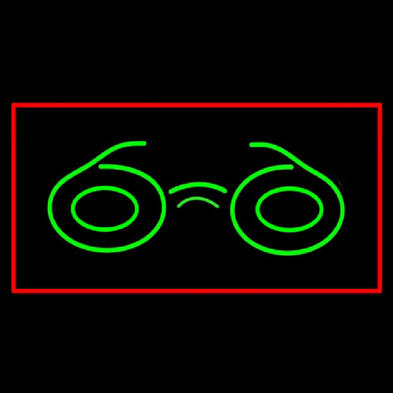 Custom Logo Rectangle Red Neon Sign USA