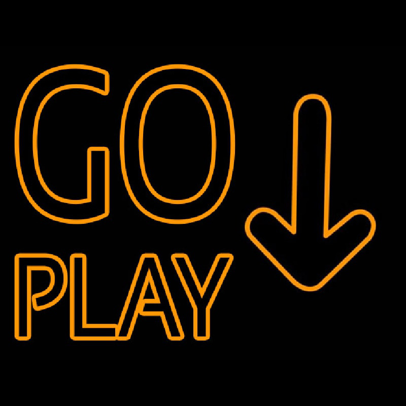 Custom Go Play Neon Sign USA