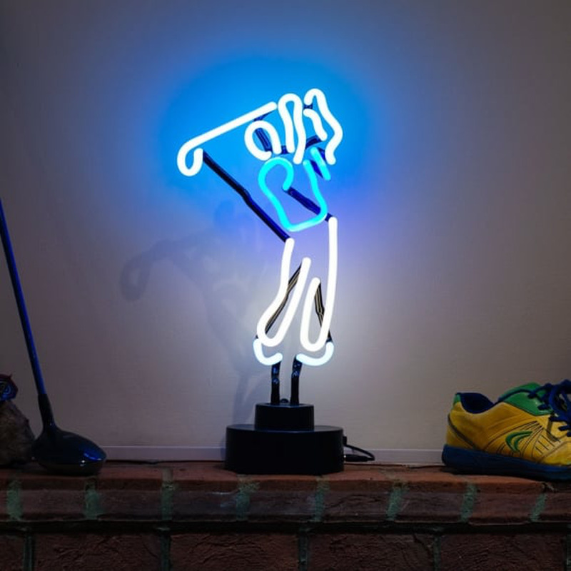Custom Golf Desktop Neon Sign