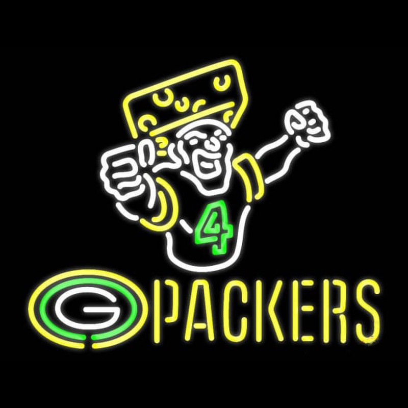 Custom Green Bay Packers Cheesehead Real Neon Tube Neon Sign Neon Sign USA