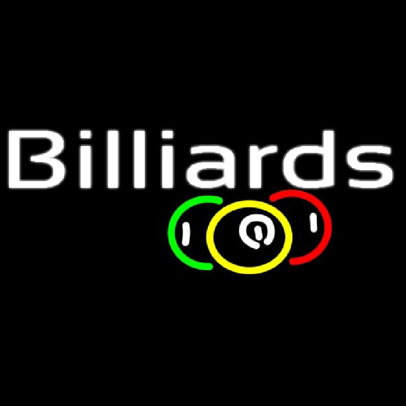 Custom Green Billiards 2 Neon Sign USA