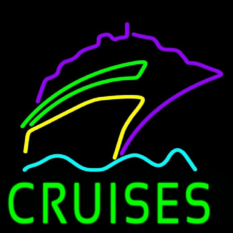 Custom Green Cruises Logo Neon Sign USA
