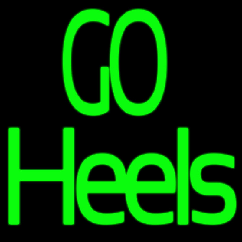 Custom Green Go Heels Neon Sign USA