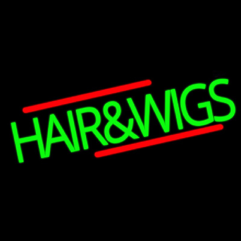 Custom Green Hair And Wigs Neon Sign USA