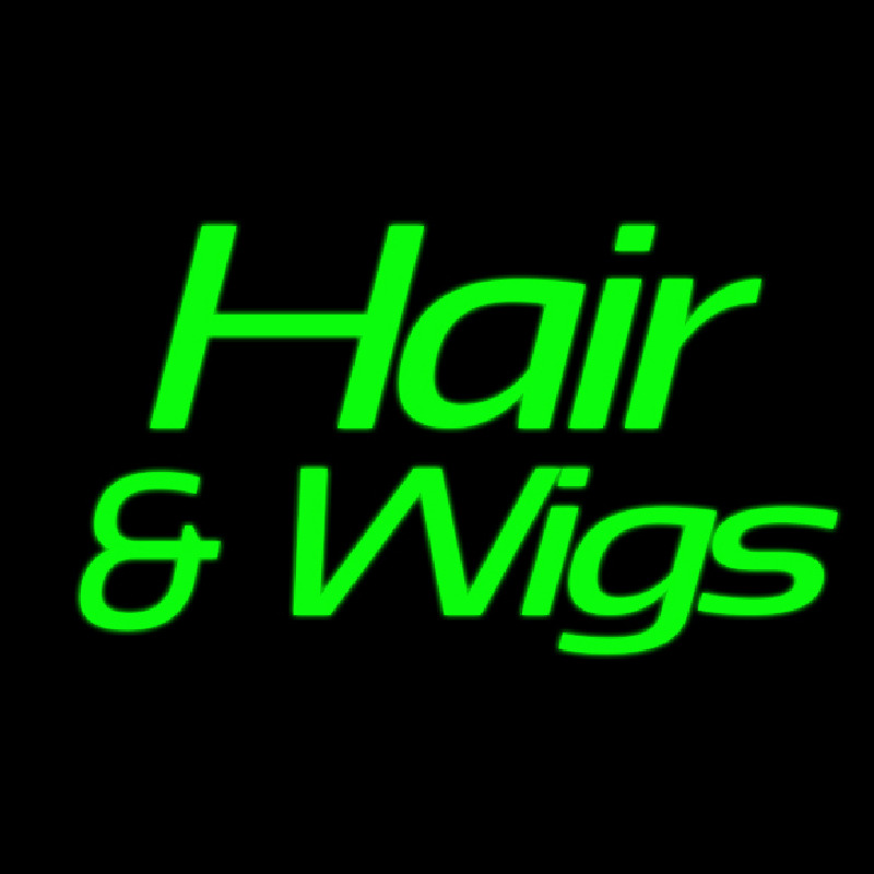 Custom Green Hair And Wigs Neon Sign USA