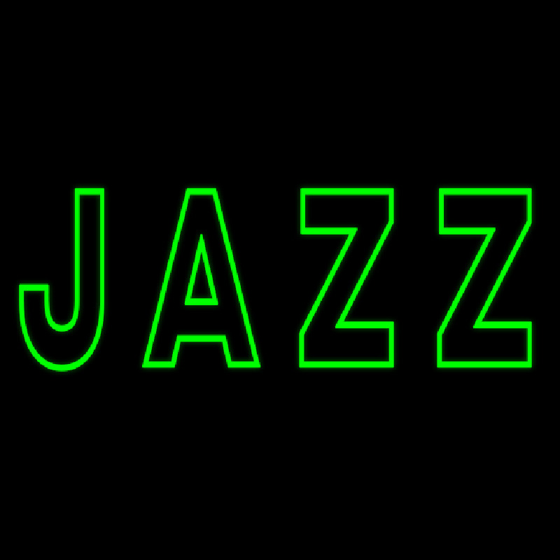 Custom Green Jazz Block Neon Sign USA