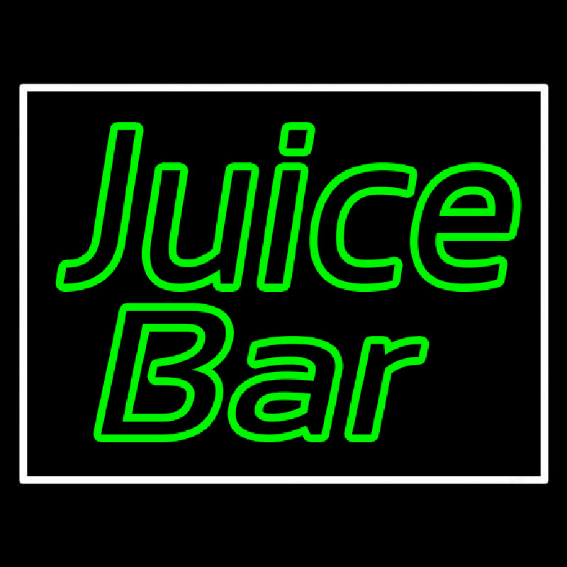 Custom Green Juice Bar Neon Sign USA