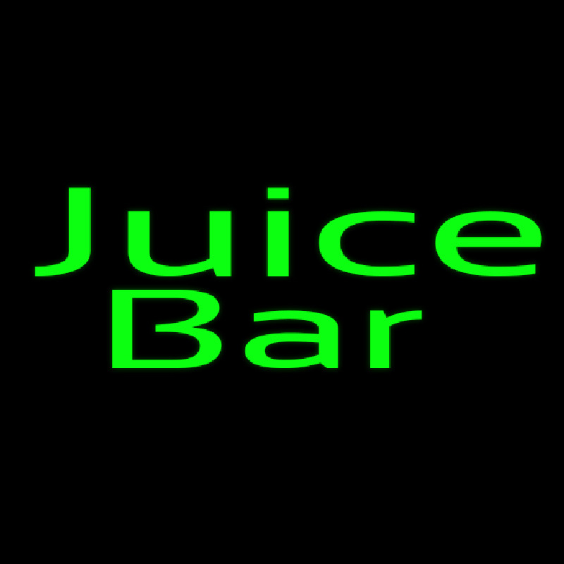 Custom Green Juice Bar Neon Sign USA