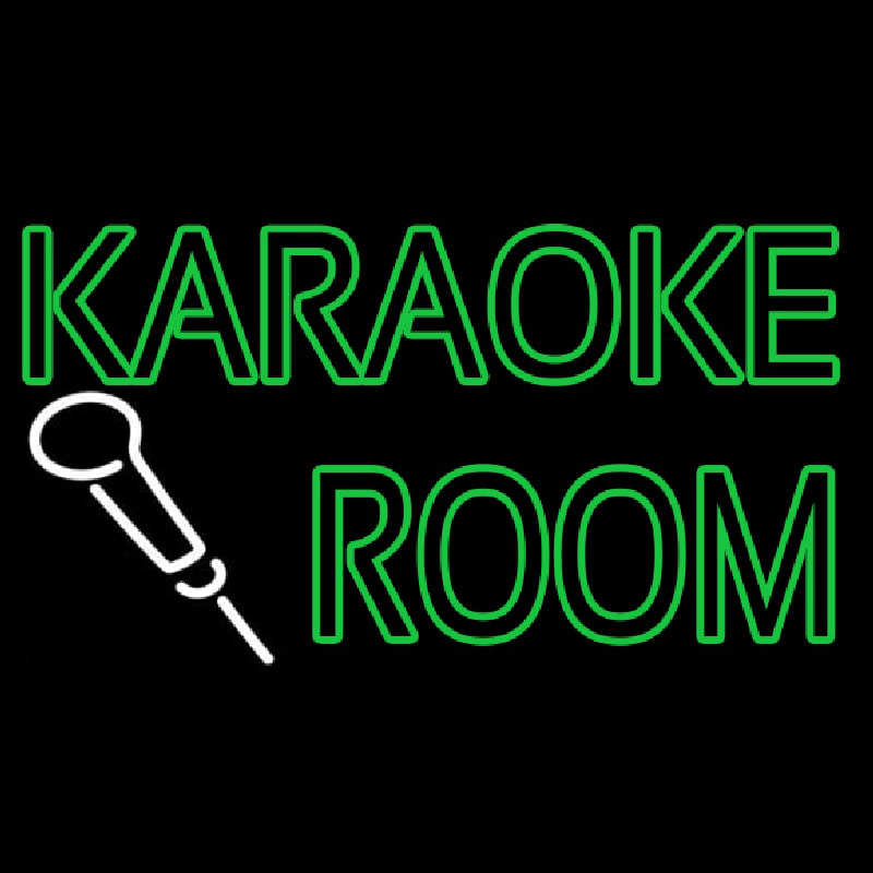Custom Green Karaoke Rooms Neon Sign USA