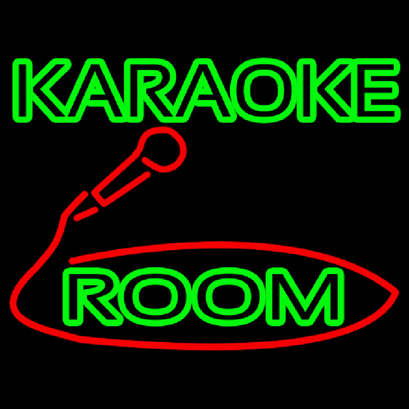 Custom Green Karaoke Rooms Neon Sign USA