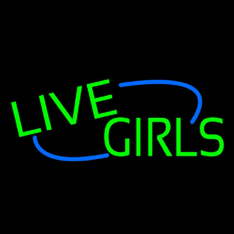 Custom Green Live Girls Neon Sign USA