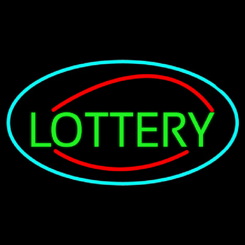 Custom Green Lottery Neon Sign USA