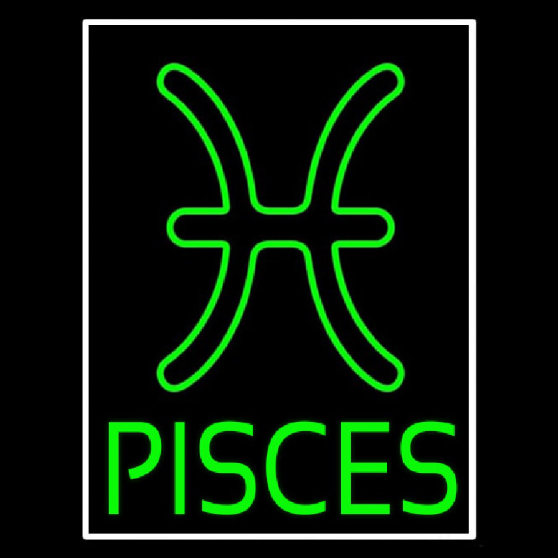 Custom Green Pisces Neon Sign USA