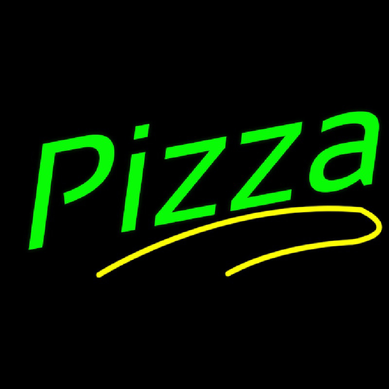 Custom Green Pizza Neon Sign USA