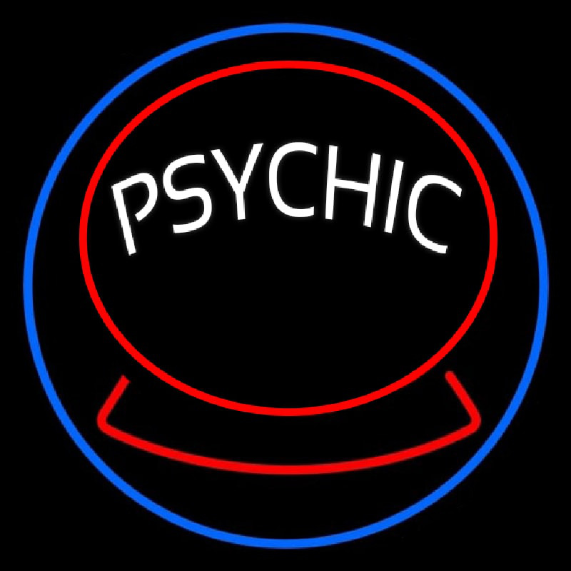 Custom Green Psychic Logo Neon Sign USA