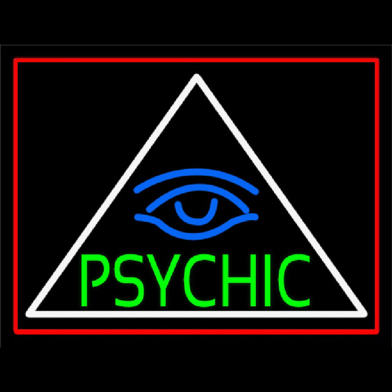 Custom Green Psychic With Blue Eye Neon Sign USA