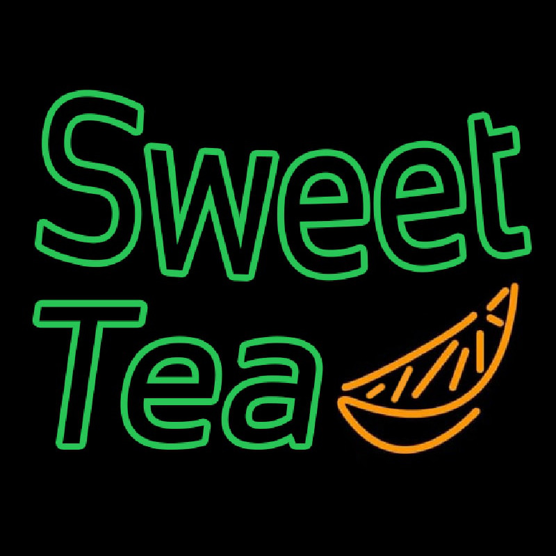 Custom Green Sweet Tea Neon Sign USA