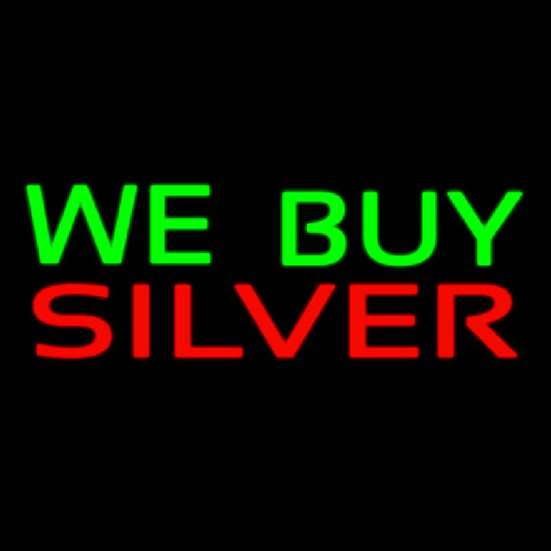Custom Green We Buy Red Platinum Neon Sign USA