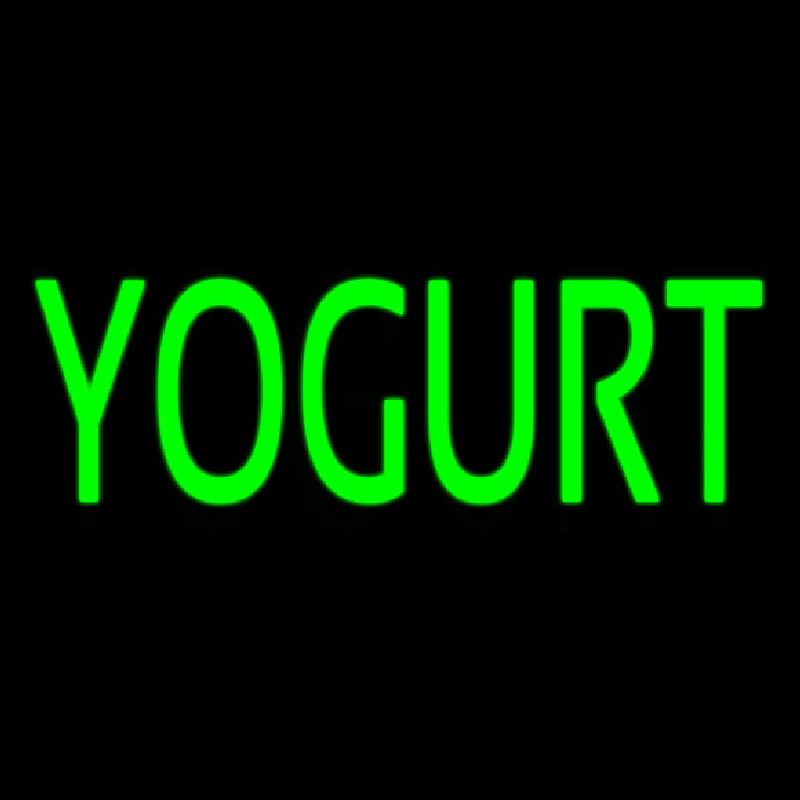 Custom Green Yogurt Neon Sign USA