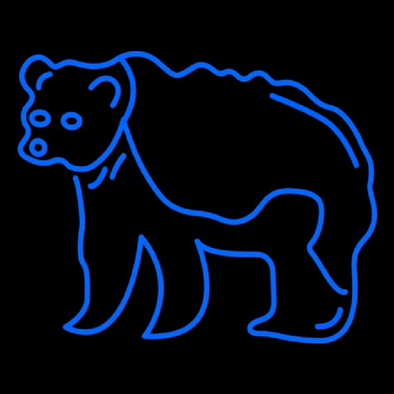 Custom Grizzly Bear Neon Sign USA