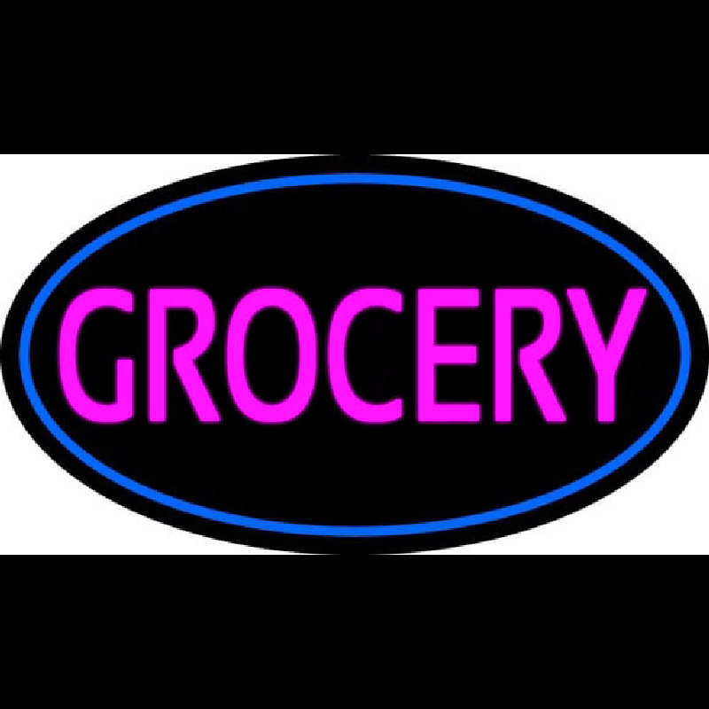 Custom Grocery Neon Sign USA