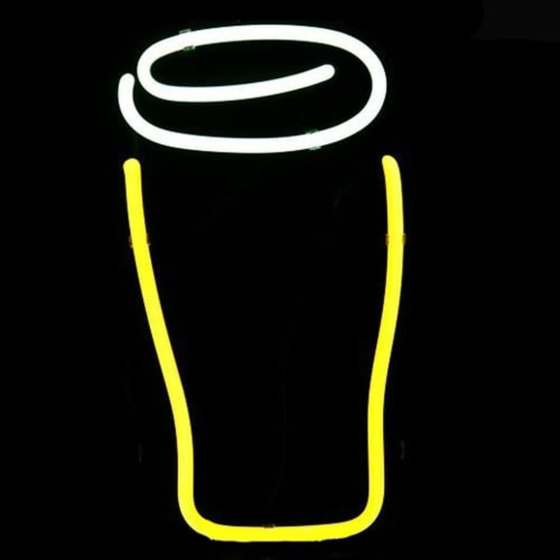 Custom Guinness Bottle Logo Pub Display Neon Sign USA