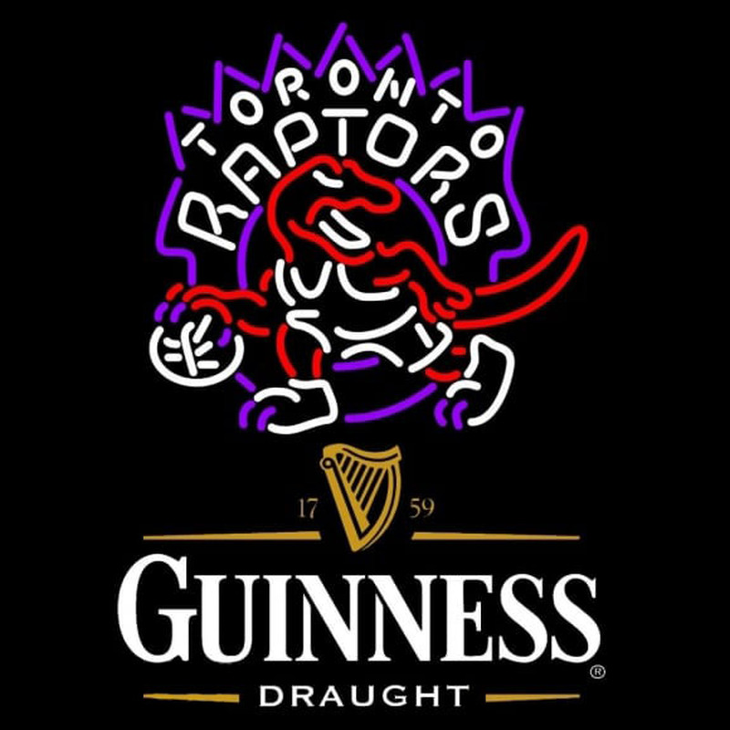 Custom Guinness Draught Toronto Raptors NBA Beer Sign Neon Sign USA