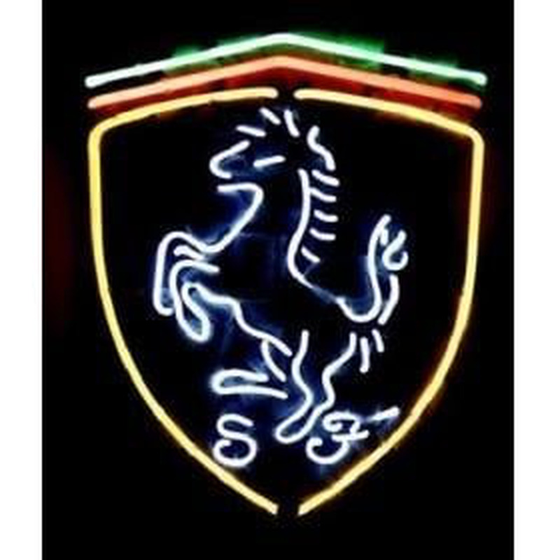 Custom HORSE CAR AUTO LOGO Neon Sign USA