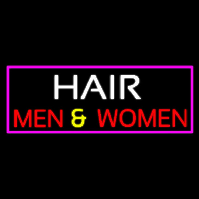 Custom Hair Men And Women Neon Sign USA