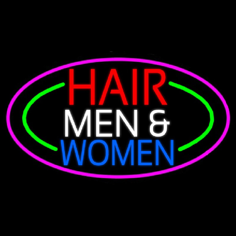 Custom Hair Men And Women Neon Sign USA