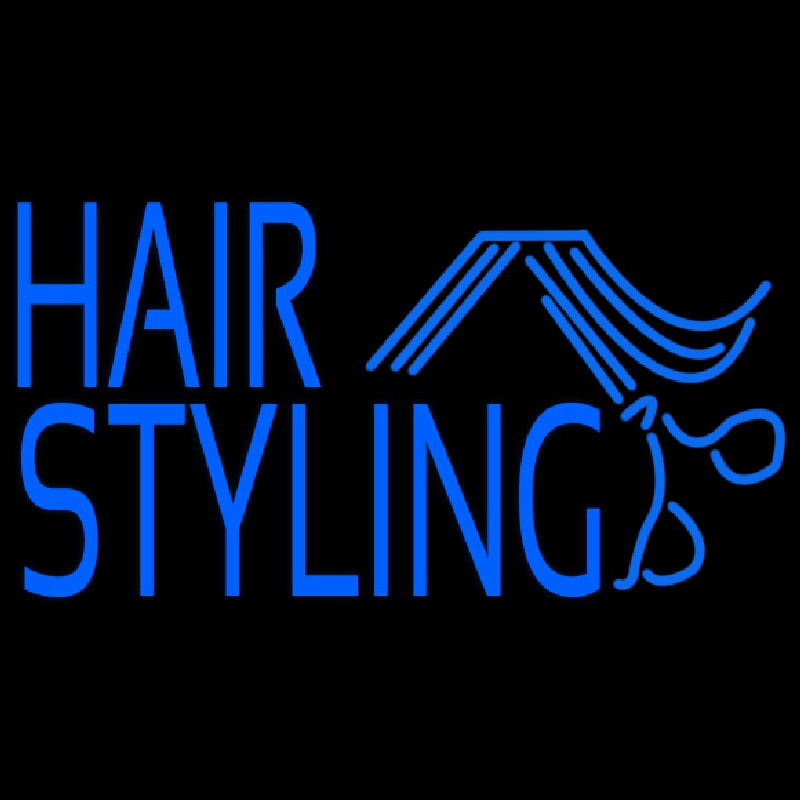 Custom Hair Styling Neon Sign USA