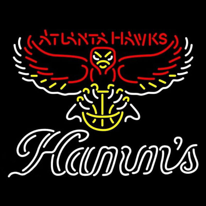 Custom Hamms Atlanta Hawks NBA Beer Sign Neon Sign USA