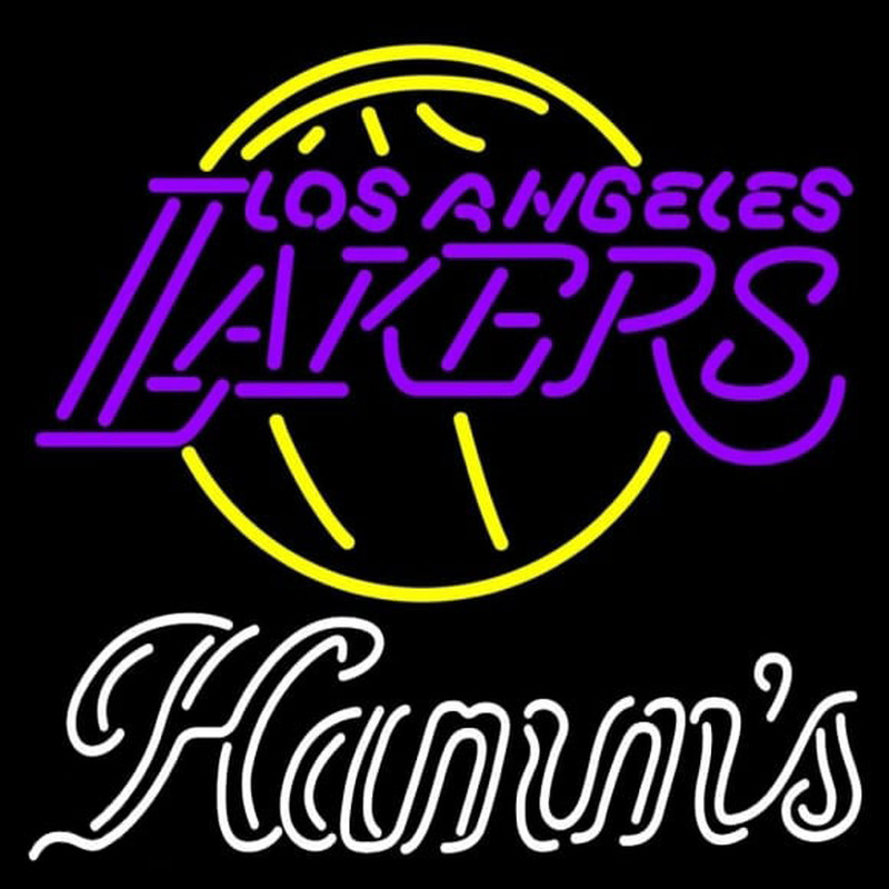 Custom Hamms Los Angeles Lakers NBA Beer Sign Neon Sign USA