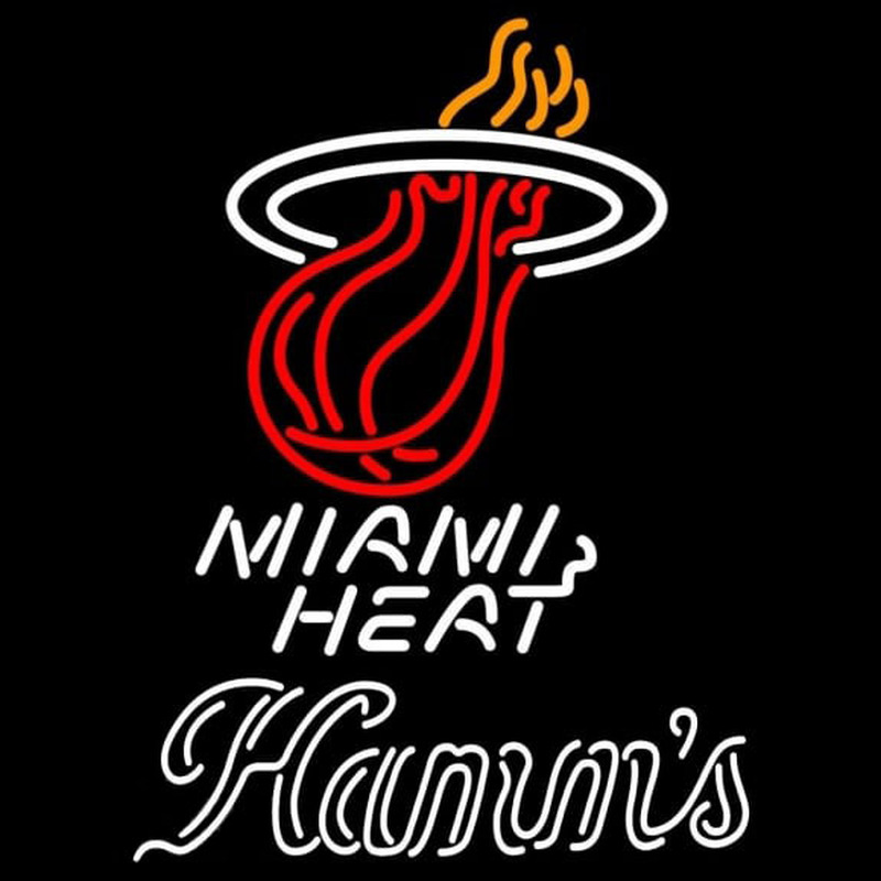 Custom Hamms Miami Heat NBA Beer Sign Neon Sign USA