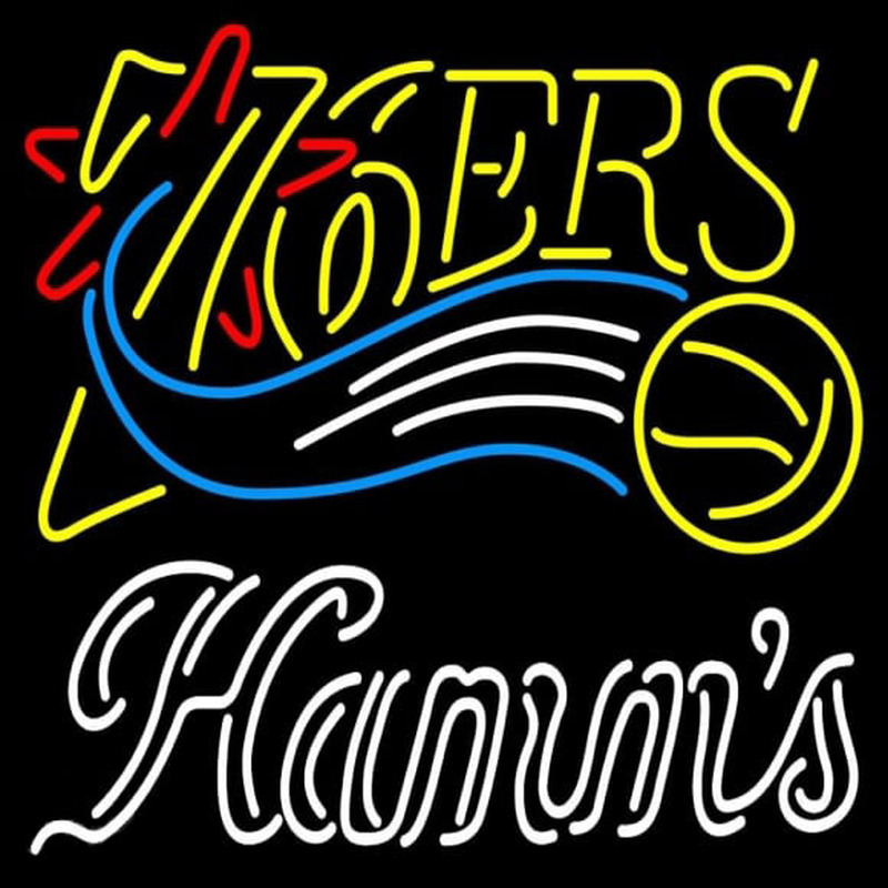 Custom Hamms Philadelphia 76ers NBA Beer Sign Neon Sign USA
