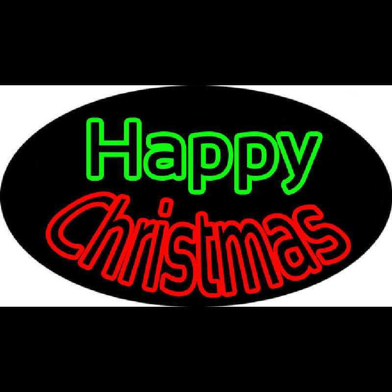Custom Happy Christmas Neon Sign USA