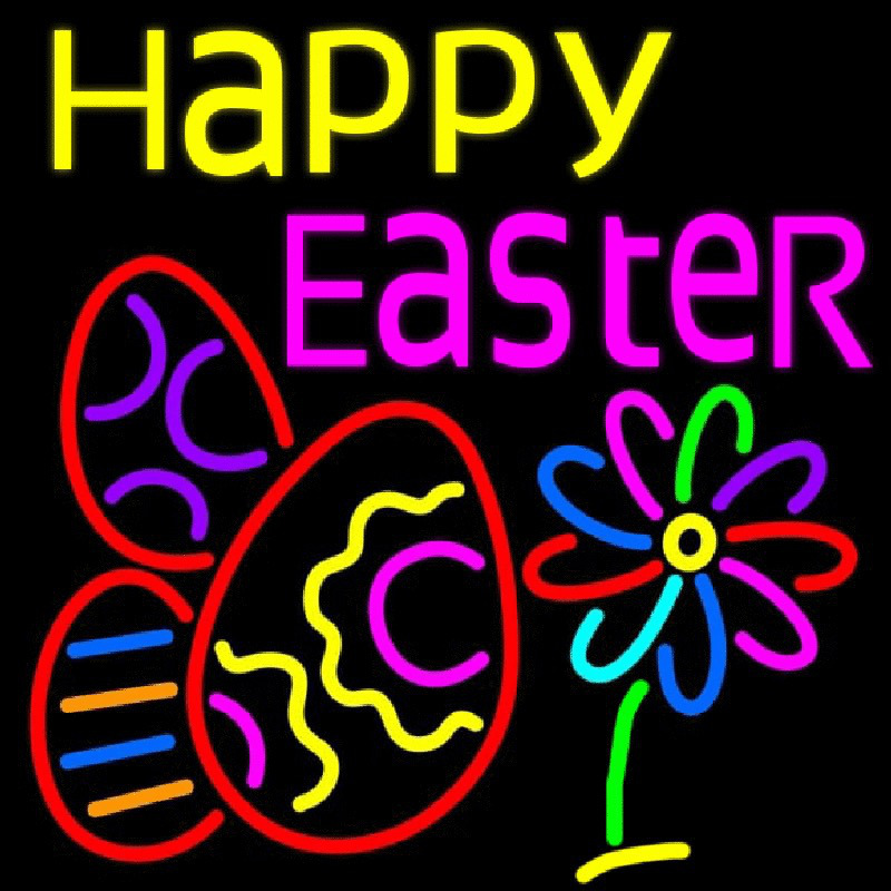 Custom Happy Easter Egg 1 Neon Sign USA