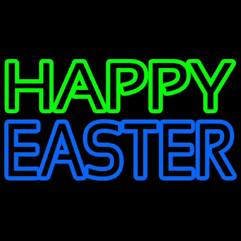 Custom Happy Easter With Egg 2 Neon Sign USA