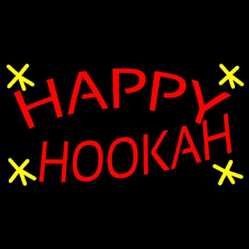 Custom Happy Hookah Neon Sign USA