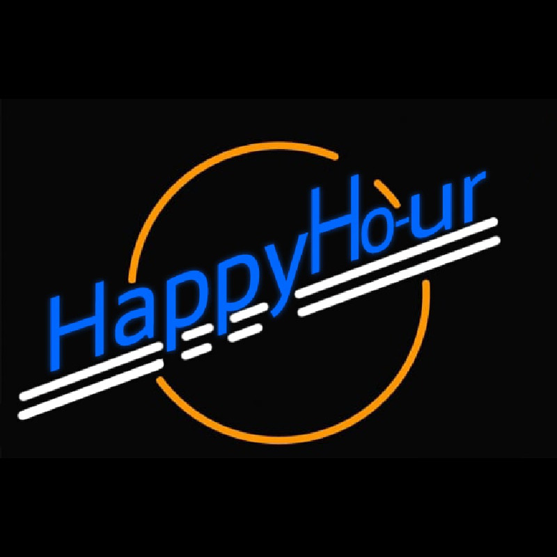 Custom Happy Hour Neon Sign USA