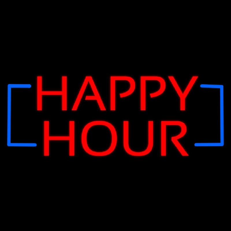 Custom Happy Hour Neon Sign USA